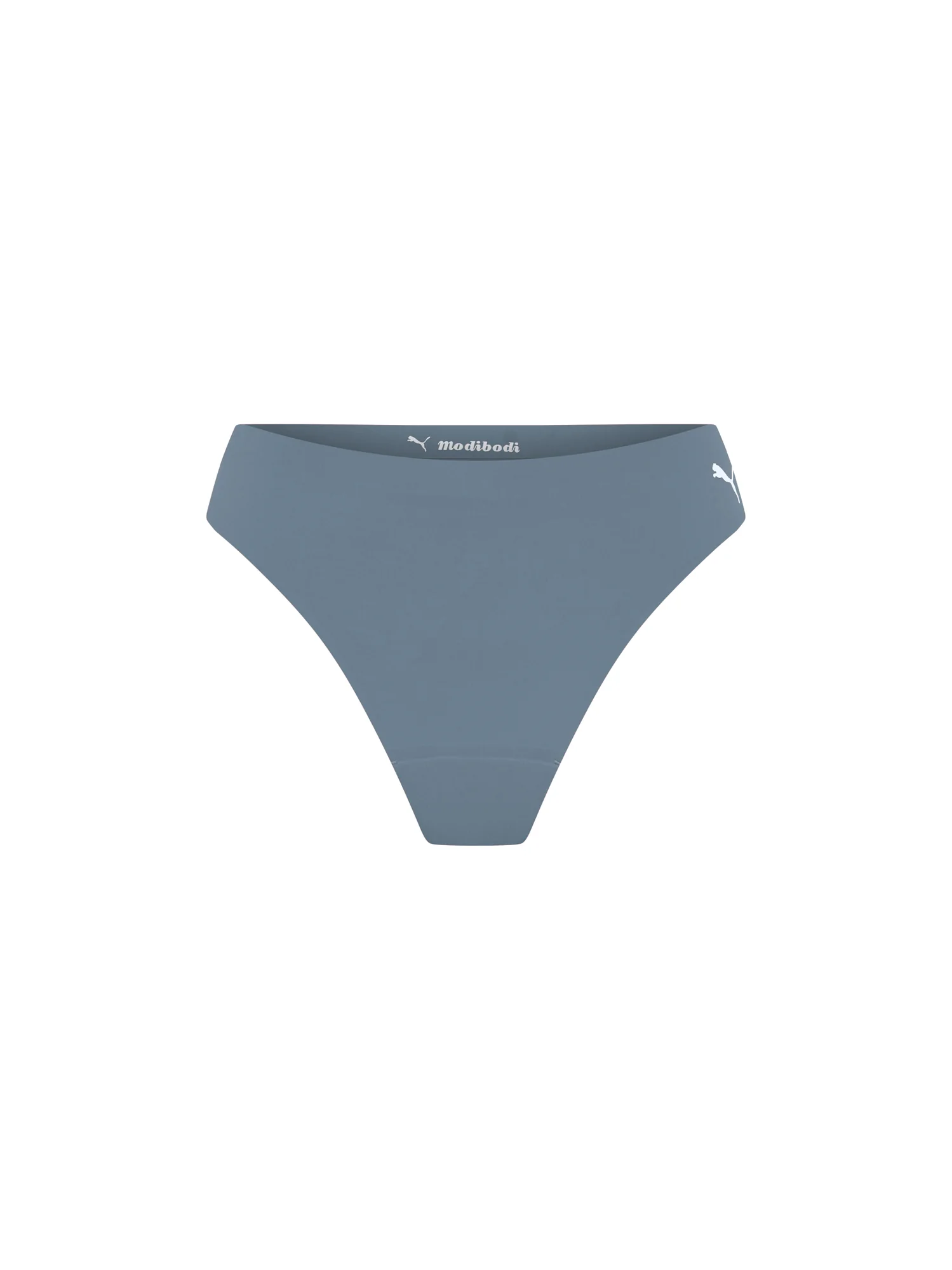 Puma X Modibodi Seamfree Active Hi-Leg Cheeky Moderate Native Blue - Image 6