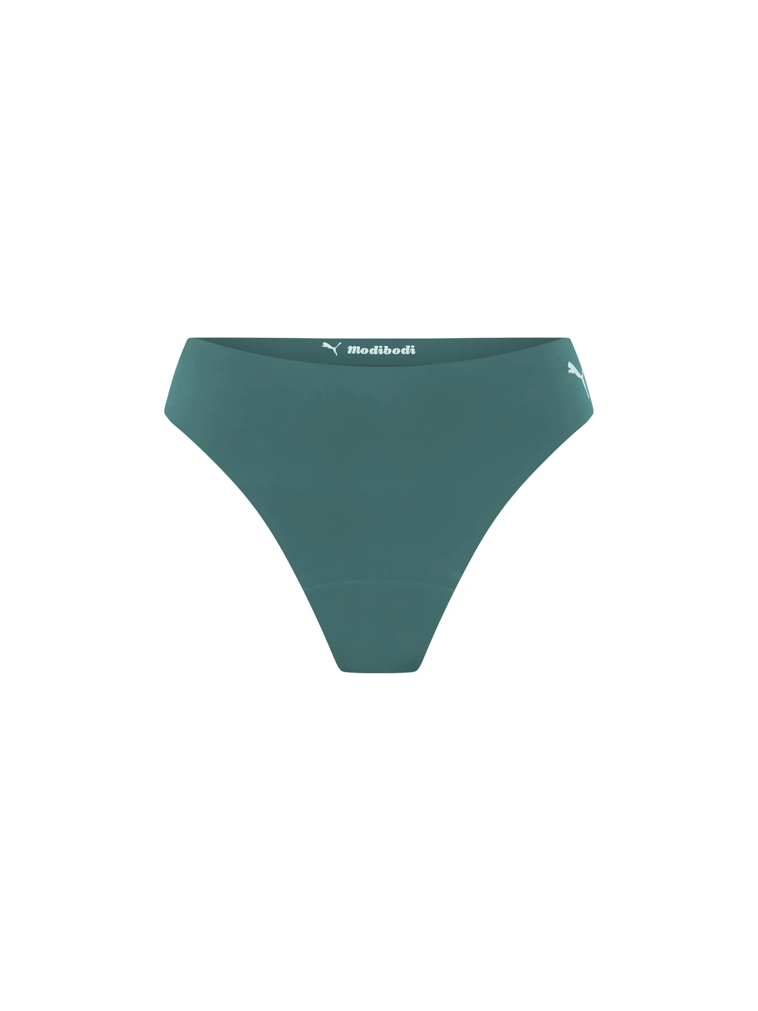 Puma X Modibodi Seamfree Active Thong Light Sage Green - Image 6