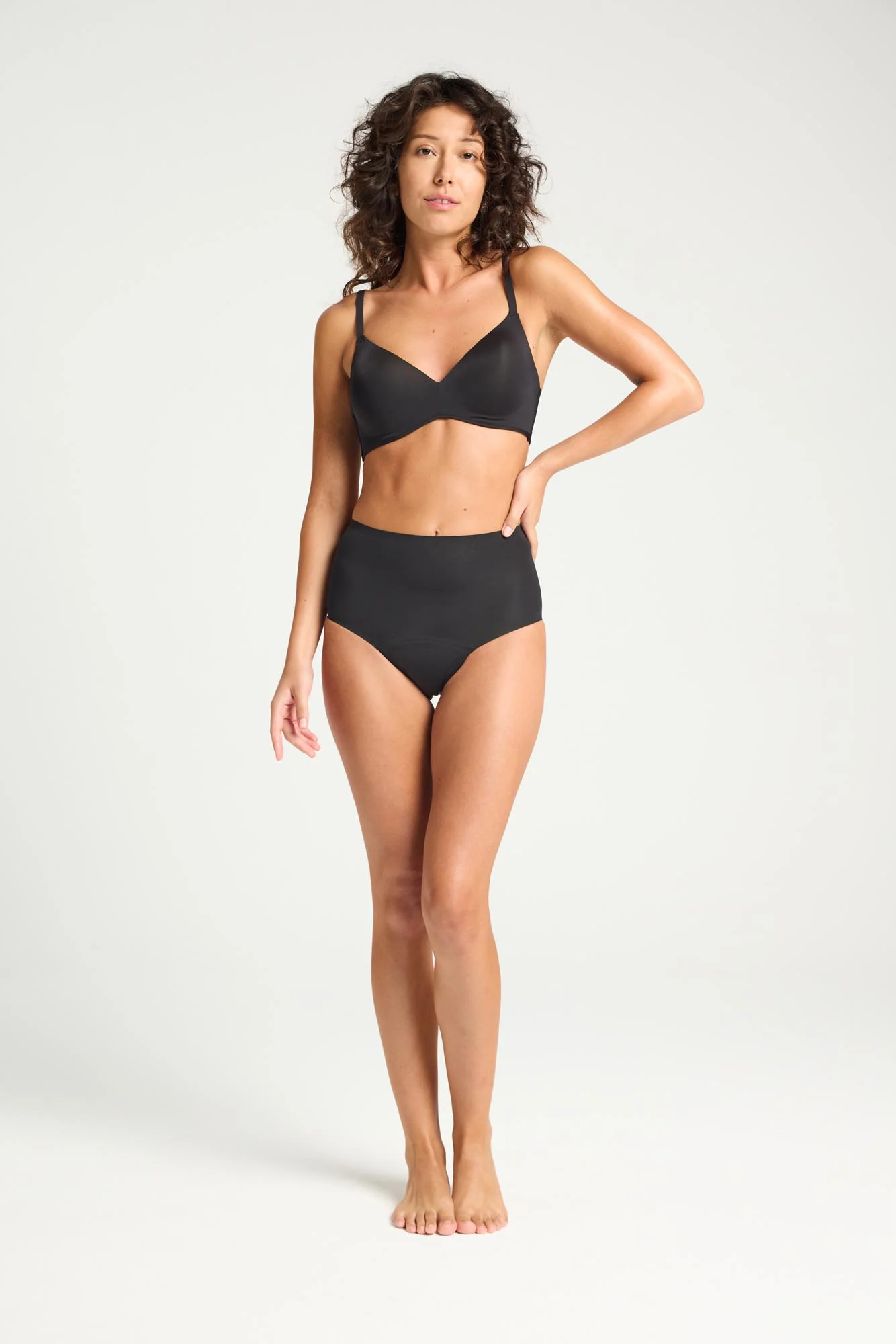 Sweat-Proof Bra Moisture Wicking Black - Image 3