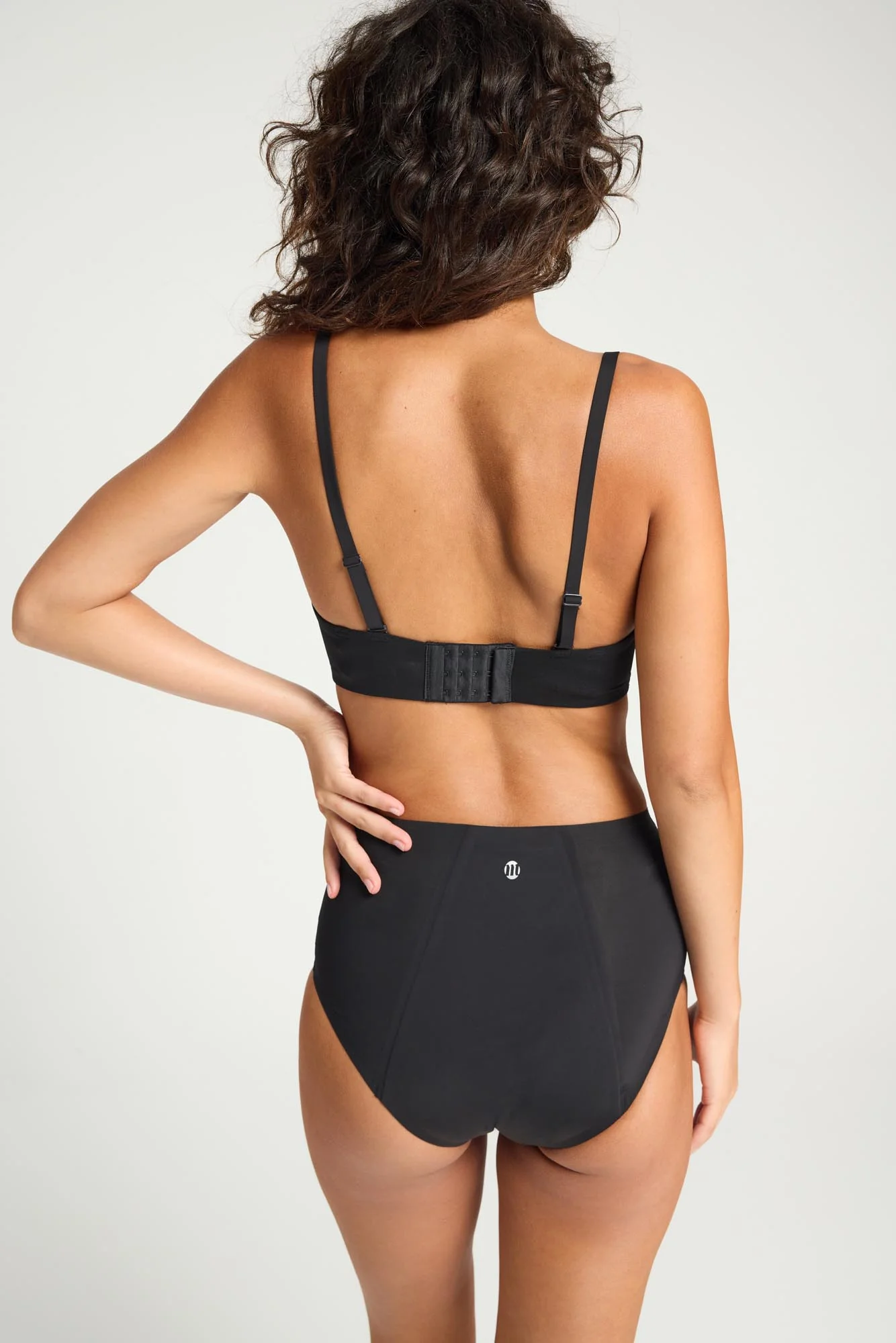 Sweat-Proof Bra Moisture Wicking Black - Image 4