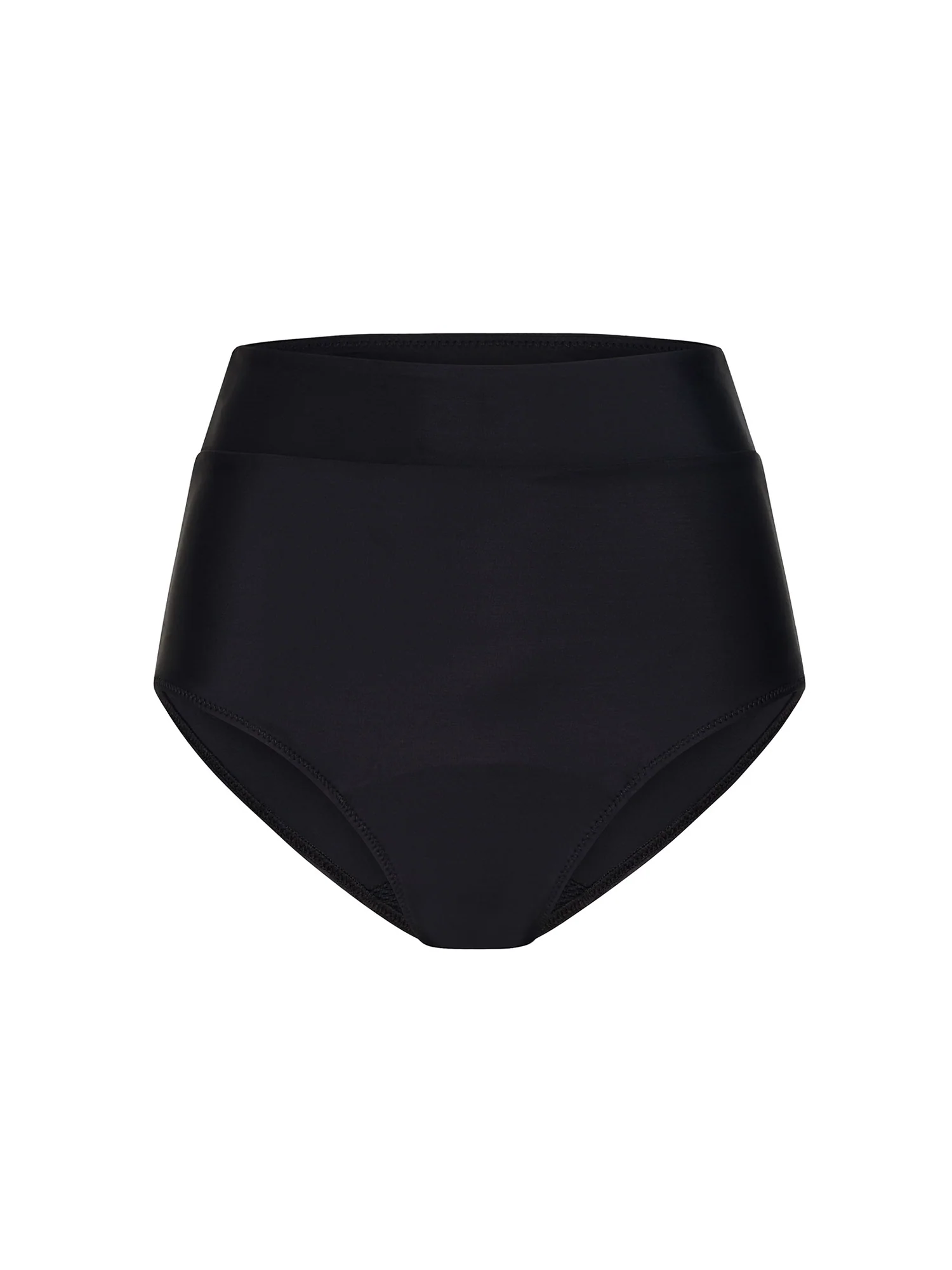 Swimwear Hi-Waist Bikini Brief Light Black - Image 7