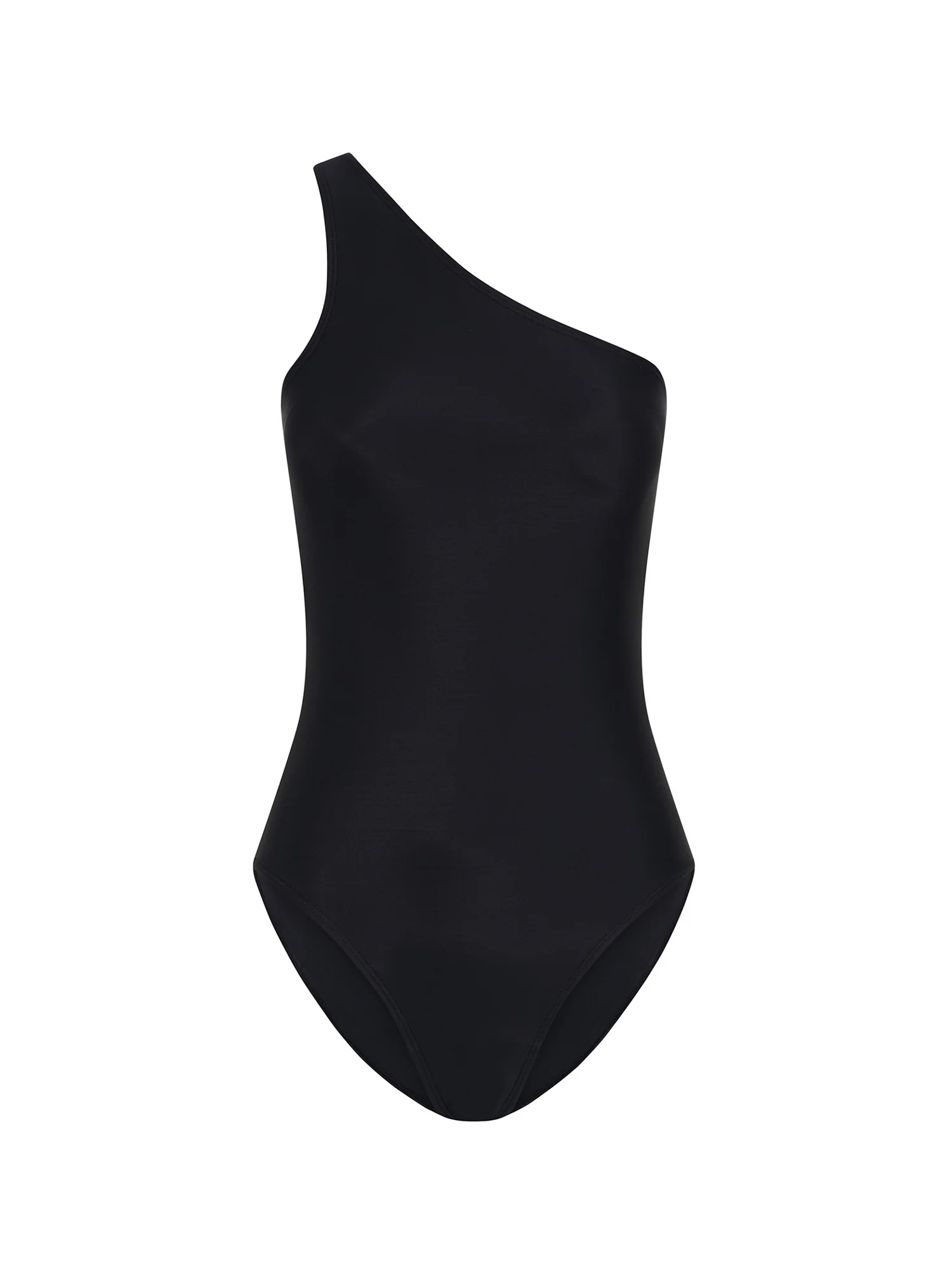 Swimwear One-Shoulder One-Piece Light Black - Image 7