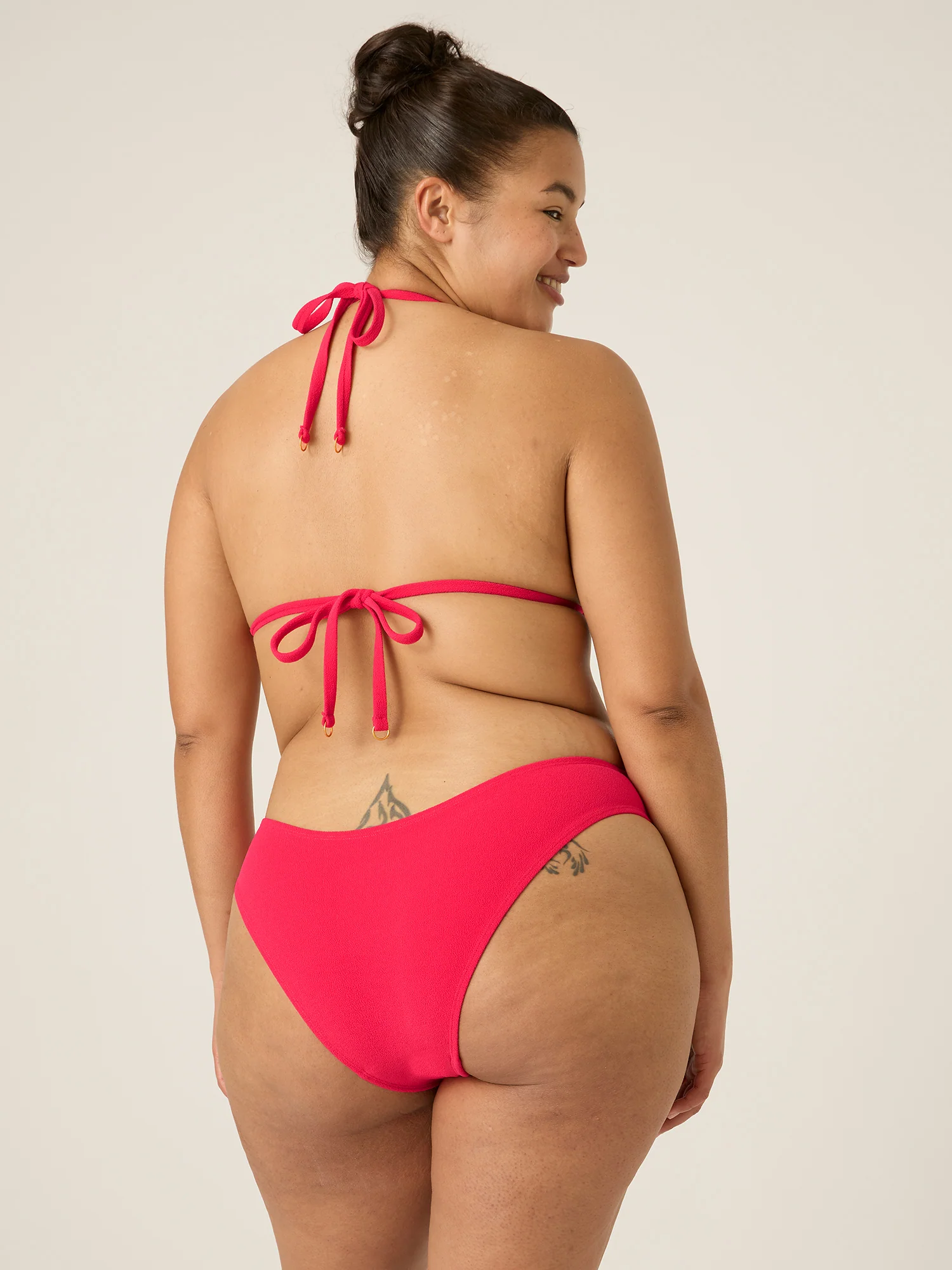 Swimwear Soft Stretch Brazilian Brief Light Glow Pink - Image 5