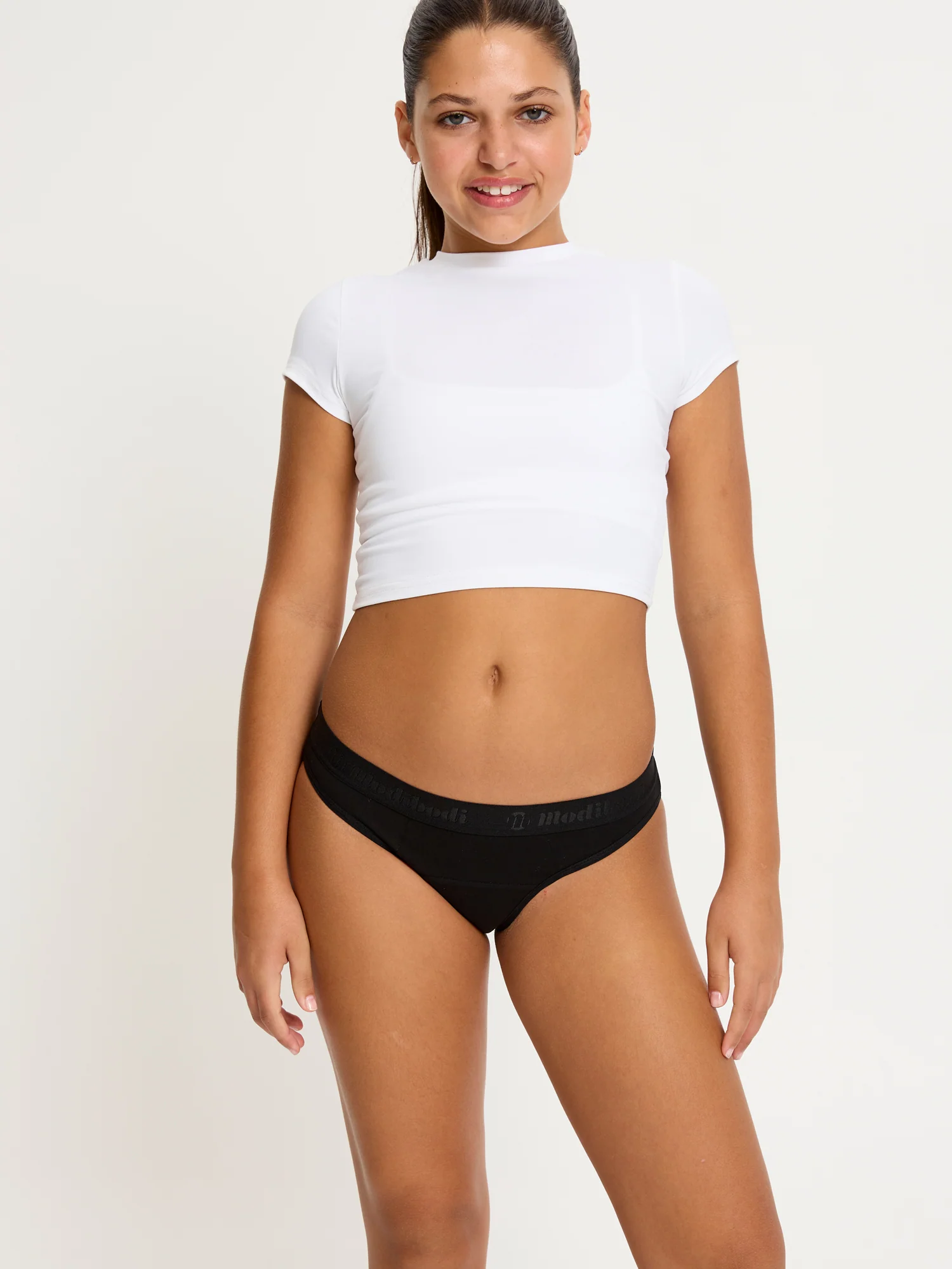 Teen Hipster Bikini Super Black - Image 4