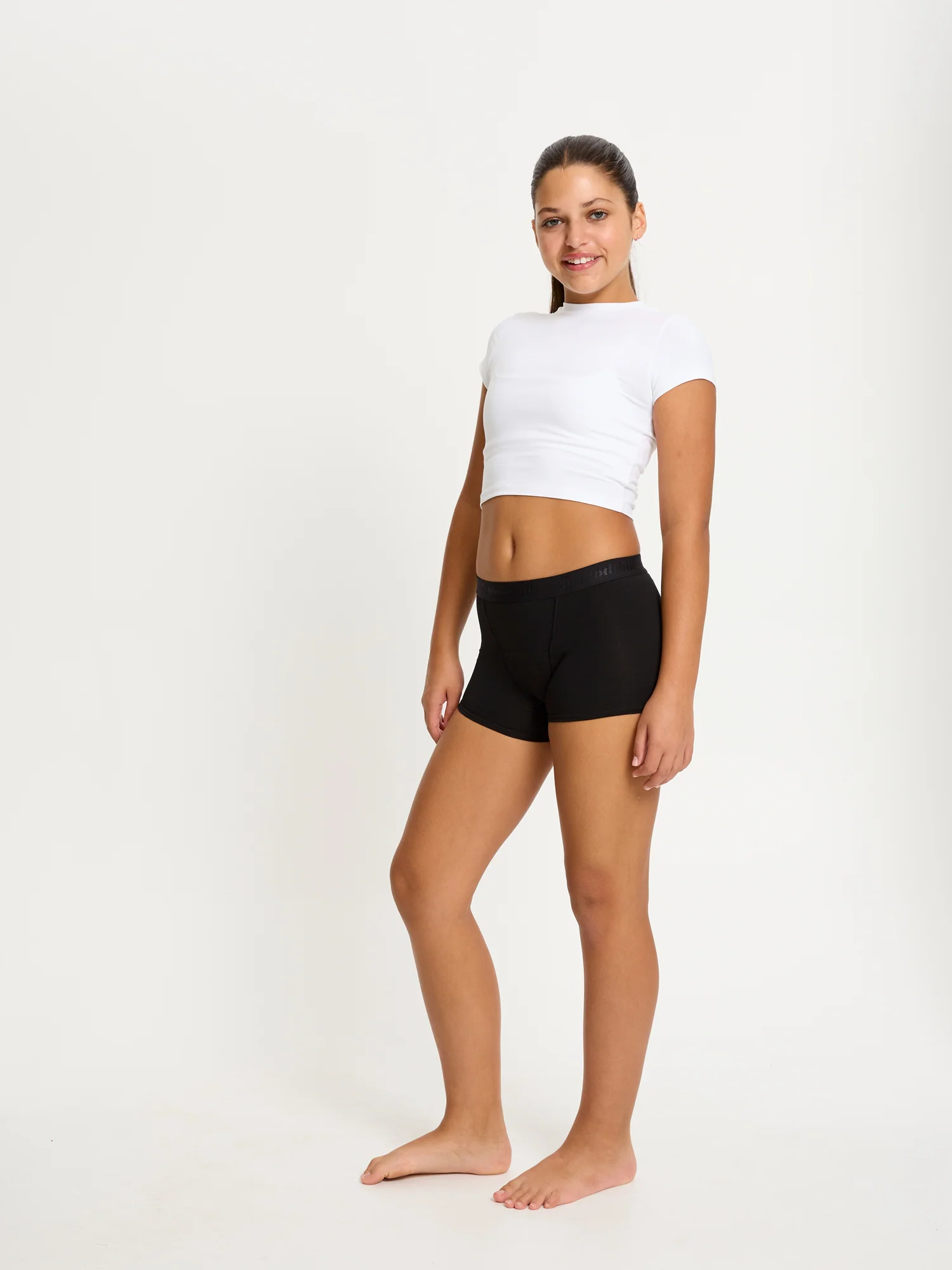 Teen Hipster Boyshort Moderate Black - Image 4