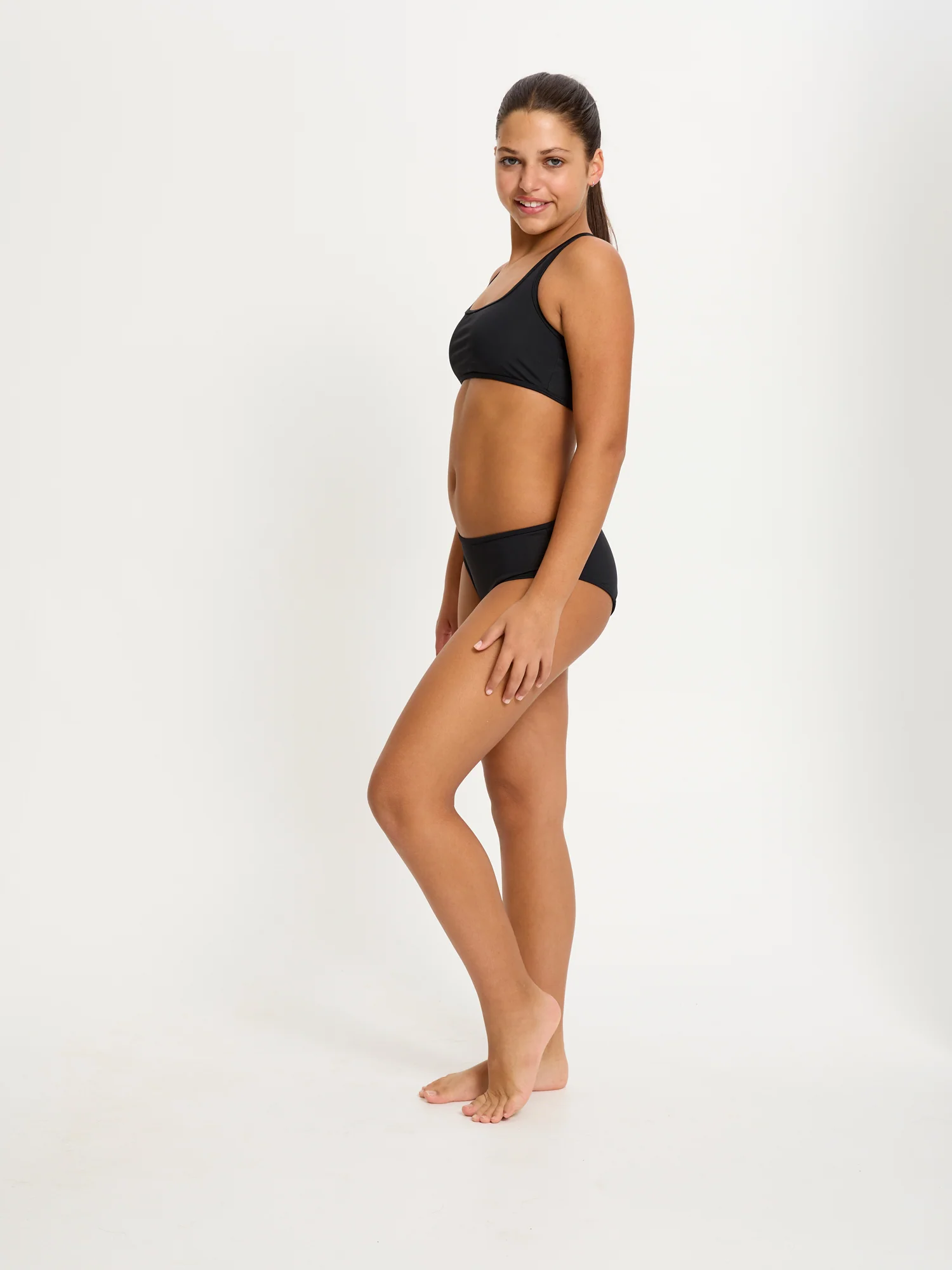 Teen Swimwear Bikini Brief Light Black - Image 3