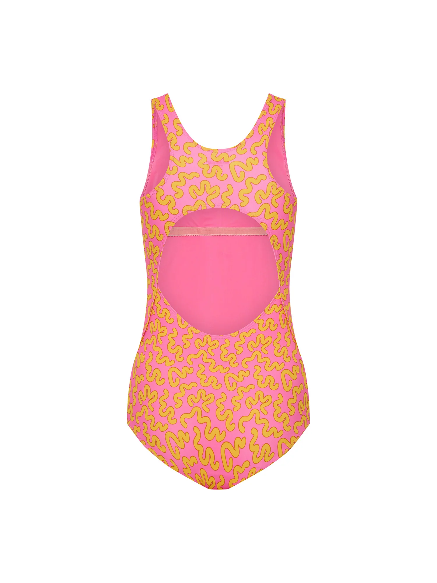 Teen Swimwear Racerback One Piece Light Wavy Pink - Image 7